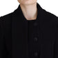 Elegant Double Breasted Wool-Silk Jacket