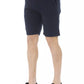Blue Cotton Men Bermuda Short
