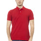 Red Cotton Men Polo