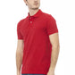 Red Cotton Men Polo