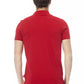 Red Cotton Men Polo