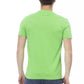 Green Cotton Men T-Shirt