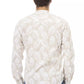 Beige Cotton Men Shirt
