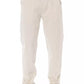 Beige Cotton Men Chino Pants