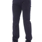 Blue Cotton Men Chino Trouser