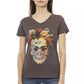 Brown Cotton Women Top