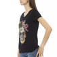 Black Cotton Women's Top