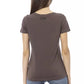 Brown Cotton Women Top