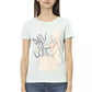 Light Blue Cotton Women Top