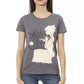 Gray Cotton Women Top