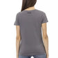 Gray Cotton Women Top