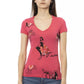 Pink Cotton Women Top