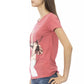 Pink Cotton Women Top
