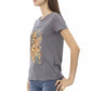 Gray Cotton Women Top