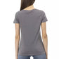 Gray Cotton Women Top