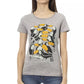 Gray Cotton Women Top