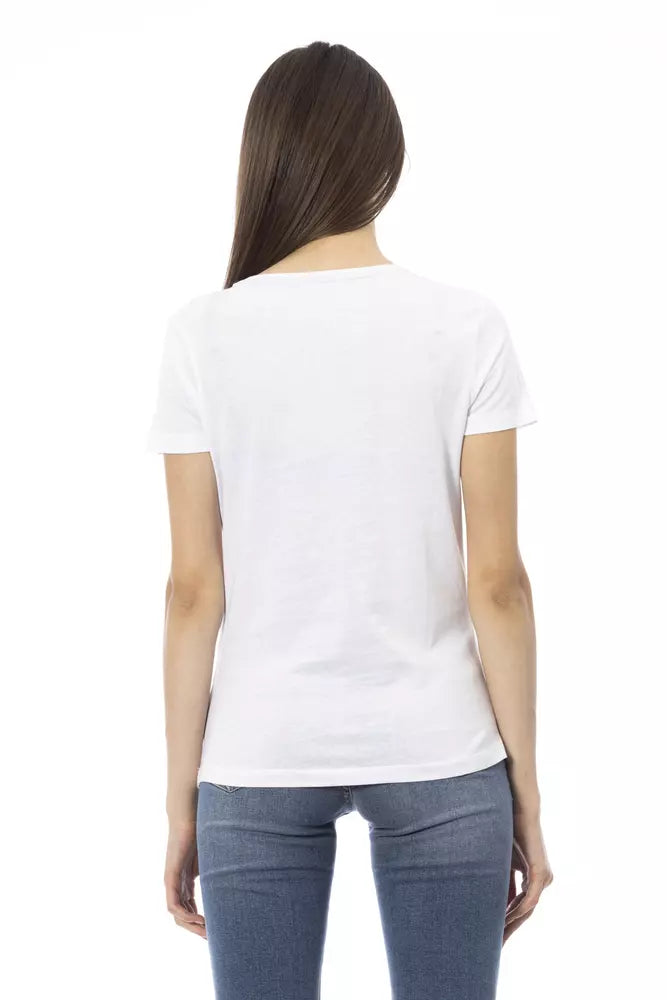 White Cotton Women Top
