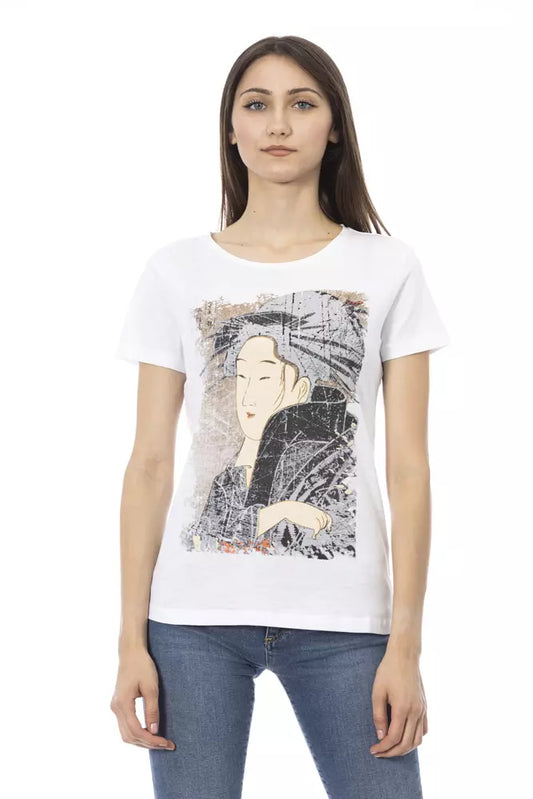 White Cotton Women Top