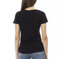 Chic Black Short Sleeve Round Neck Tee