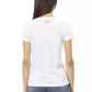 Chic White Tee with Graphic Flair