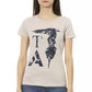Beige Cotton Women Top