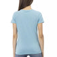 Light Blue Cotton Women Top