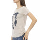 Beige Cotton Women Top