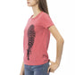 Pink Cotton Women Top