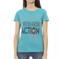Light Blue Cotton Women Top