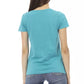 Light Blue Cotton Women Top