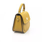 Yellow Leather Women Handbag