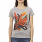 Gray Cotton Women Top