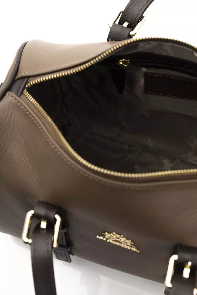 Brown Leather Men Messenger Bag