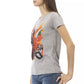 Gray Cotton Women Top
