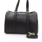 Black Leather Men Messenger Bag