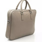 Gray Leather Women Crossbody
