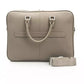 Gray Leather Women Crossbody