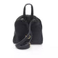 Black Leather Men Messenger Bag