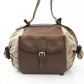 Beige Calf Leather Women Backpack