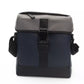 Blue Polyurethane Men Messenger Bag
