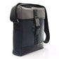 Blue Polyurethane Men Messenger Bag