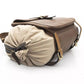 Beige Calf Leather Women Backpack