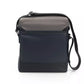 Blue Polyurethane Men Messenger Bag