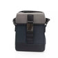 Blue Polyurethane Men Messenger Bag