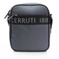 Gray Nylon Men Messenger Bag