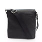 Blue Leather Men Messenger Bag