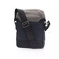 Blue Polyurethane Men Messenger Bag