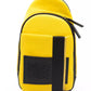 Yellow Polyester Men Backpack