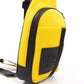 Yellow Polyester Men Backpack