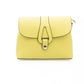 Yellow Leather Women Crossbody